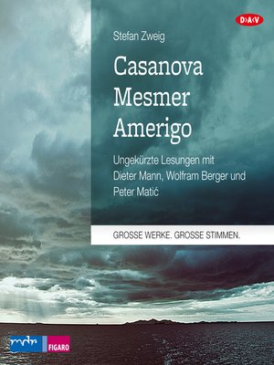 cover image of Casanova--Mesmer--Amerigo